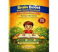Brain Boost Both Hands Workbook: Easy Start Edition - My Smart Little Genius A Dual Hand Tracing & Focus Development Workbook