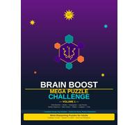 BRAIN BOOST MEGA PUZZLE CHALLENGE-VOLUME 1: Sharpen your mind one puzzle at a time!
