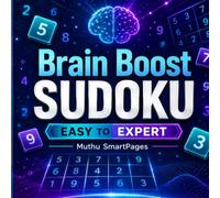 Brain Boost Sudoku | Easy to Expert: Perfect for Travel, Relaxation & Daily Brain Exercise
