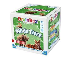 BRAIN BOX 94902 - Wilde Tiere (Animali Selvaggi), Gioco di apprendimento, Durata ca. 10 Minuti [Lingua Tedesca]