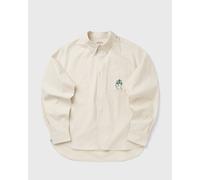 Brain Dead X BROOKS BROTHERS Half Placket Oxford Button Up men Longsleeves beige in taglia:L