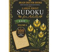 BRAIN DOCTOR BOOKS LARGE PRINT SUDOKU FOR ADULTS EASY VOLUME 4