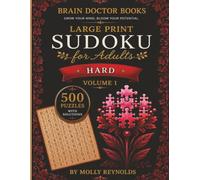 BRAIN DOCTOR BOOKS LARGE PRINT SUDOKU FOR ADULTS HARD VOLUME 1