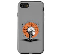 Brain drain gotico tramonto design per pensatori e creativi Custodia per iPhone SE (2020) / 7/8