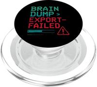 Brain Dump Export ha fallito - Funny Glitch Nerd Meme PopSockets PopGrip per MagSafe