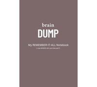 BRAIN DUMP: My REMEMBER-IT-ALL Notebook