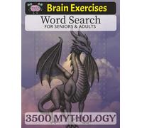Brain Exercises Word Search for Seniors & Adults: 3500 Mythology