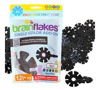 Brain Flakes Unico colore aggiuntivo - 120 pezzi - sacchetto richiudibile - nero