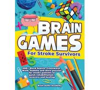 Brain Game Academy Brain Games for Stroke Survivors (Tascabile)