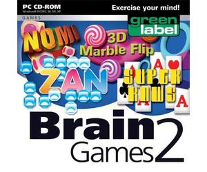 Brain Games 2 (PC-CD) Including 4 Games : Nomi, 3D Marble Flip, Zan & Super Rows (輸入版)