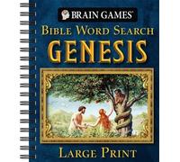 Brain Games - Bible Word Search Genesis - Large Print (Anello, filo)