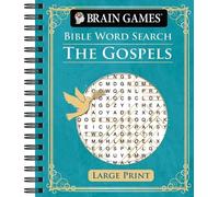 Brain Games - Bible Word Search: The Gospels - Large Print (Anello, filo)