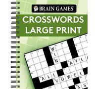 Brain Games - Crosswords Large Print (Green) (Anello, filo)