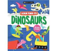 Brain Games - I Can Find It: Dinosaurs - Includes Stickers (Copertina rigida)