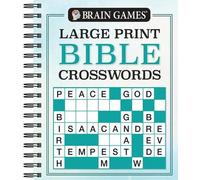 Brain Games - Large Print Bible Crosswords (Anello, filo) Brain Games - Bible