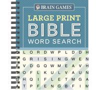 Brain Games - Large Print Bible Word Search (Blue) (Anello, filo)