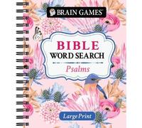 Brain Games - Large Print Bible Word Search: Psalms (Anello, filo)
