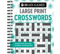 Brain Games - Large Print Crosswords (Swirls) (Anello, filo)