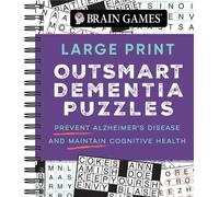 Brain Games - Large Print Outsmart Dementia Puzzles (Anello, filo)