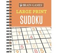 Brain Games - Large Print Sudoku (Orange) (Anello, filo) Brain Games