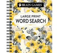 Brain Games - Large Print Word Search (Floral) (Anello, filo)