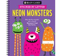 Brain Games - Sticker by Letter: Neon Monsters (Anello, filo)
