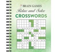 Brain Games - Relax and Solve: Crosswords (Green) (Anello, filo)