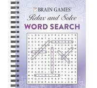 Brain Games - Relax and Solve: Word Search (Purple) (Anello, filo)