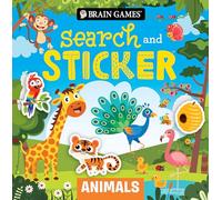 Brain Games - Search and Sticker: Animals (for Kids Ages 3-6)