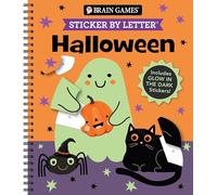 Brain Games - Sticker by Letter: Halloween: Includes Glow in the Dark Stickers!