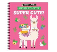 Brain Games - Sticker by Letter: Super Cute Unicorn, Sloth, Koal (Anello, filo)
