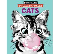 Brain Games - Sticker by Number: Cats (Tascabile)