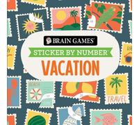 Brain Games - Sticker by Number Compact Edition: Vacation 7x7 Inches (Tascabile)