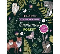 Brain Games - Sticker by Number: Enchanted Forest (24 Images to Stic (Tascabile)