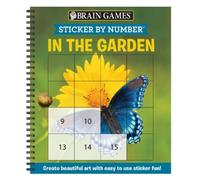 Brain Games - Sticker by Number: In the Garden (Easy - Square Sti (Anello, filo)