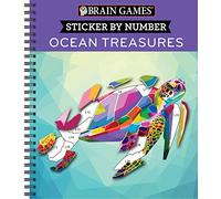 Brain Games - Sticker by Number: Ocean Treasures