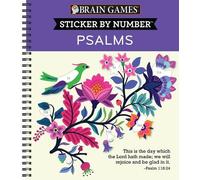 Brain Games - Sticker by Number: Psalms (28 Images to Sticker) (Anello, filo)
