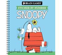 Brain Games - Sticker by Number: Snoopy