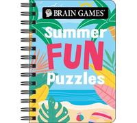 Brain Games - To Go - Summer Fun Puzzles 180+ Variety Puzzles Com (Anello, filo)