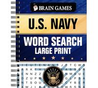 Brain Games - U.S. Navy Word Search - Large Print