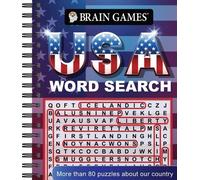 Brain Games - USA Word Search (#6) (Anello, filo) Brain Games