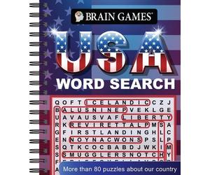 Brain Games - USA Word Search (#6) (Anello, filo) Brain Games