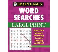 Brain Games - Word Searches - Large Print (Purple) (Anello, filo) Brain Games