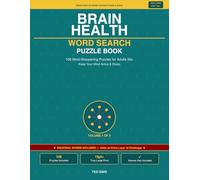 Brain Health Word Search Puzzle Book Large Print: 100 Mind-Sharpening Puzzles for Adults 50+ | Keep Your Mind Active & Sharp