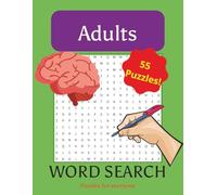 Brain Health Word Search Puzzles for Adults: Word Search Puzzles with easy to read print about word play, nature, art, math and more! 8.5x11 inches, ... gift for vacations,holidays and free time!