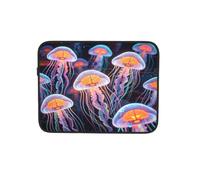 Brain Jellyfish - Custodia per computer portatile, 10 pollici, tasca per | Custodia protettiva da viaggio sottile per tablet per computer portatile