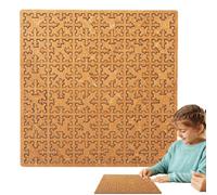 Brain Puzzle - logici educativi in legno, giocattolo di decrittazione creativa, gioco di sviluppo cognitivo per bambini | Intrattenimento di da stress di rilassamento, giocattolo pe