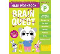 Workman Publishing Brain Quest Math Workbook: Pre-Kindergarten (Tascabile)
