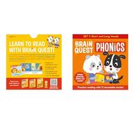 Brain Quest Phonics Readers Set 1: 12 Decodable Readers Short and Long Vowels