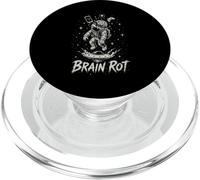 Brain Rot Astronauta Grafica Surreale Spazio Gamer Meme Regalo PopSockets PopGrip per MagSafe
